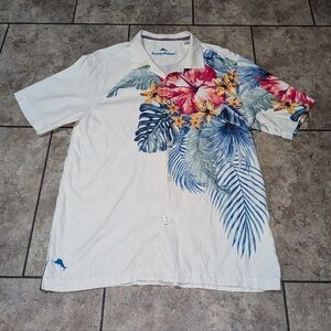 Tommy Bahama Rare 2020 Artist Series Men's Medium Ladies Large Casual Shirt